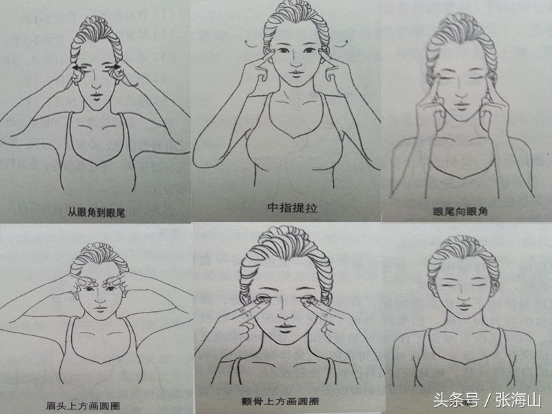 改善川字自我按摩手法,十种自我保健方法