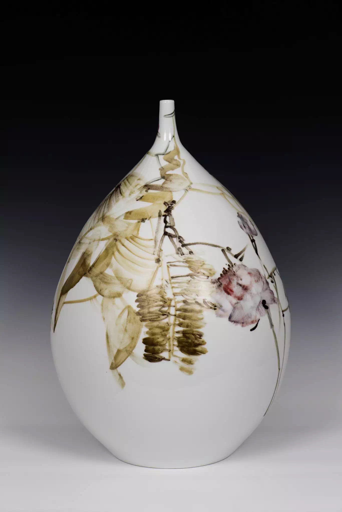 青花瓷的发展史绘画,五彩青花瓷仕女图