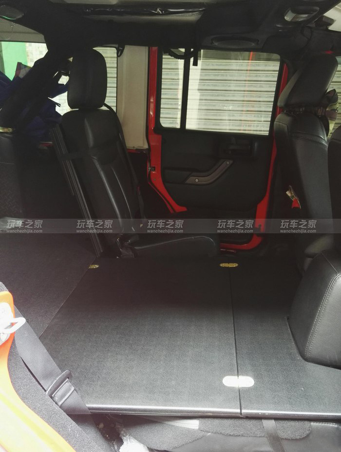 两门牧马人改床车座椅,牧马人改折叠床