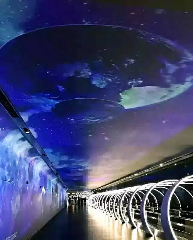 广州机场时空隧道照片,广州白云机场时空隧道怎么去