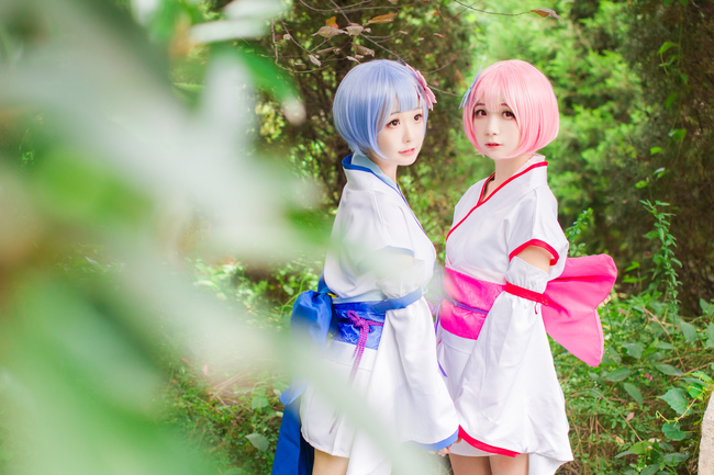 从零开始的异世界生活魔女cos,从零开始的异世界拉姆蕾姆cos