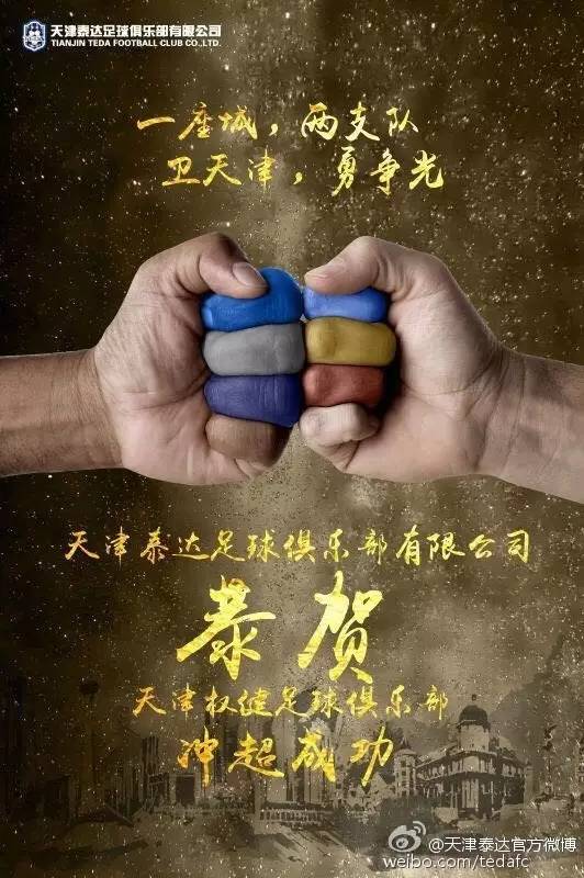 泰达权健比分,天津德比泰达权健tifo