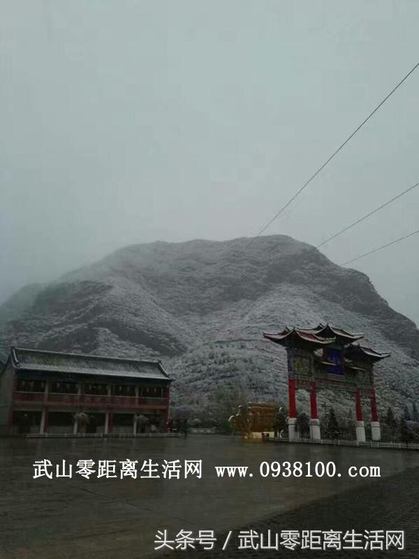 武山唯美雪景，一眼看到的不是寒冷，而是陶醉（图文/周海燕）