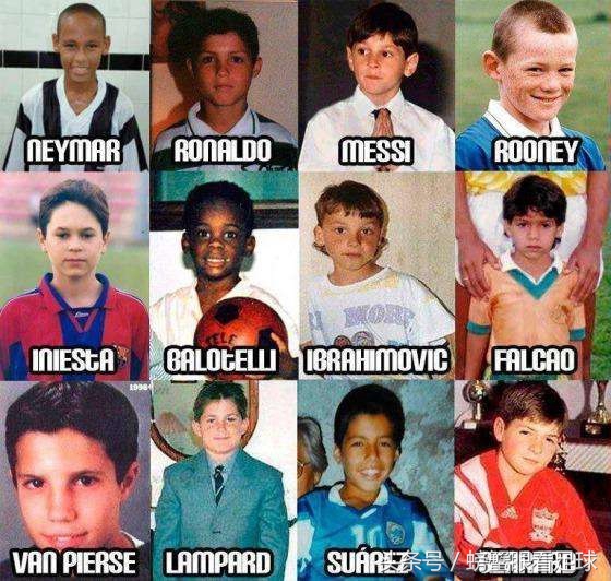 c罗梅西姆巴佩内马尔的小时候,c罗梅西内马尔从小到大
