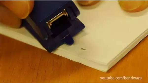 没有订书机怎么才能把纸钉住,订书机钉不下去怎么修