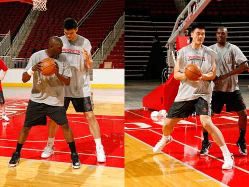 奥拉朱旺练科比梦幻脚步,四大巨星科比