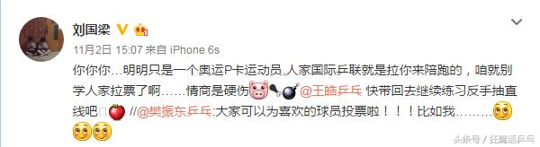 刘国梁打直拍,刘国梁直播评价樊振东干净