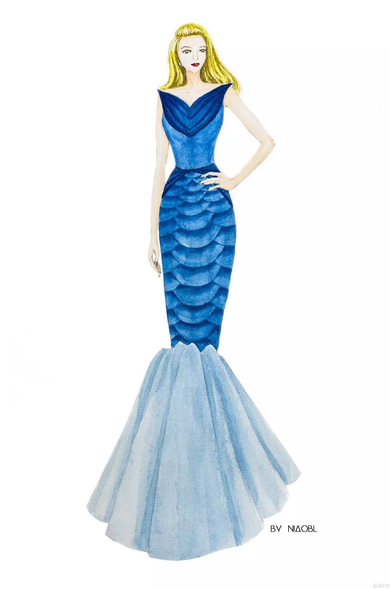 手绘简约风效果图,特别惊艳的手绘图成品