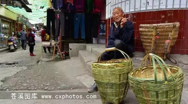 东溪古镇街景,苍溪县古镇全景图