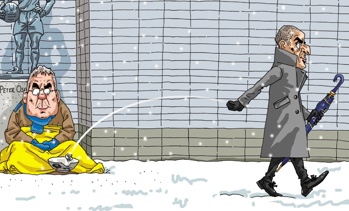 原创精品漫画《足球大画王》第1期：乞丐之怒