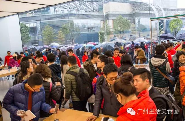 广州苹果专卖店开业,广州苹果直营店现场