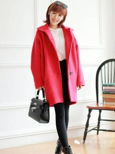 韩版宽松呢子大衣尽显独特的魅力 (冬季毛呢大衣穿搭女生韩版)