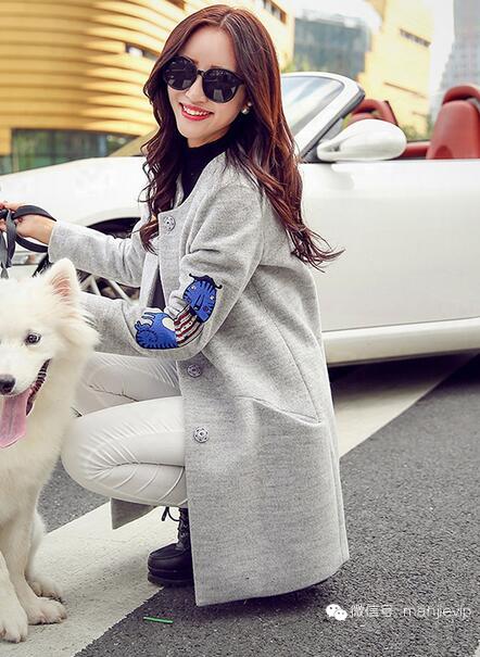 中长款外套优雅气质,优雅气质外套女