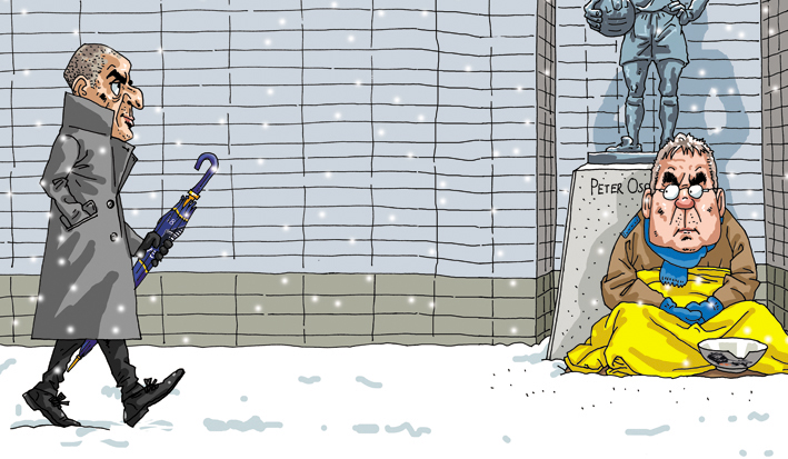 原创精品漫画《足球大画王》第1期：乞丐之怒