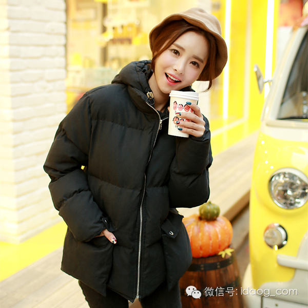 冬季新款韩版时尚年轻减龄棉衣,韩版洋气百搭时尚棉衣