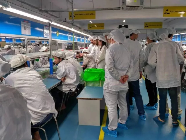 中国手机产业观察团走进Intex、闻尚