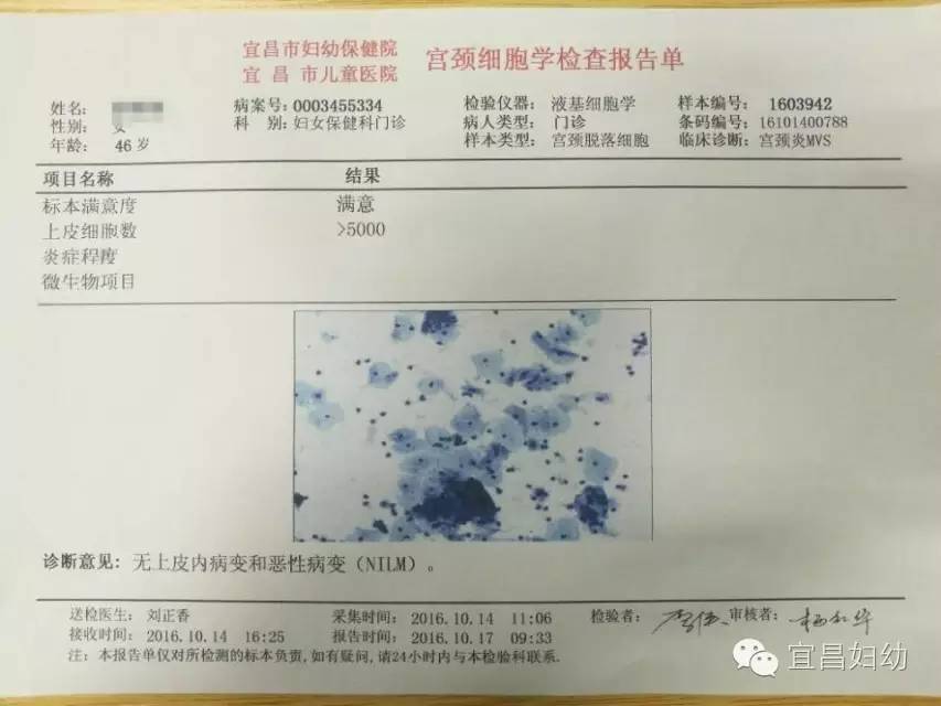 怎样看懂宫颈癌筛查报告单,妇女宫颈癌筛查结果怎么查