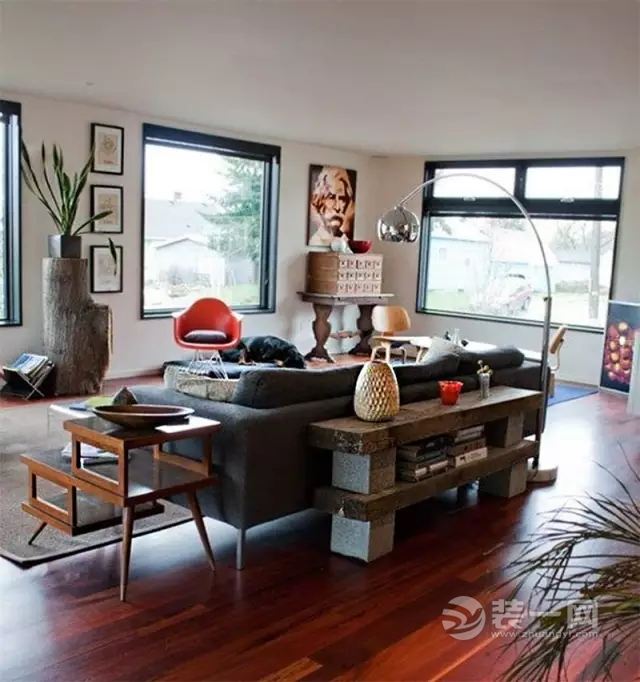 都不认识了！空心砖放屋里逼格如此高毫无违和感