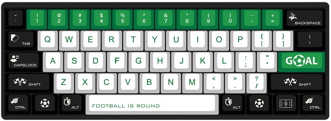 MYKBGallery丨绿茵“圆”分足球主题键帽