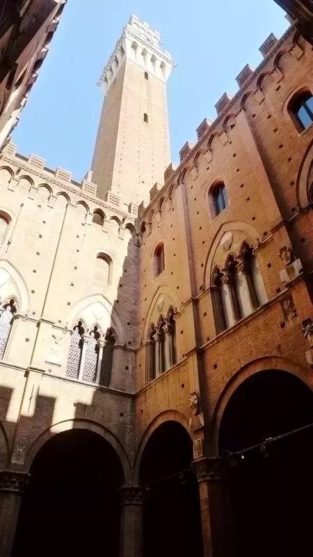 俯瞰锡耶纳,意大利锡耶纳教堂