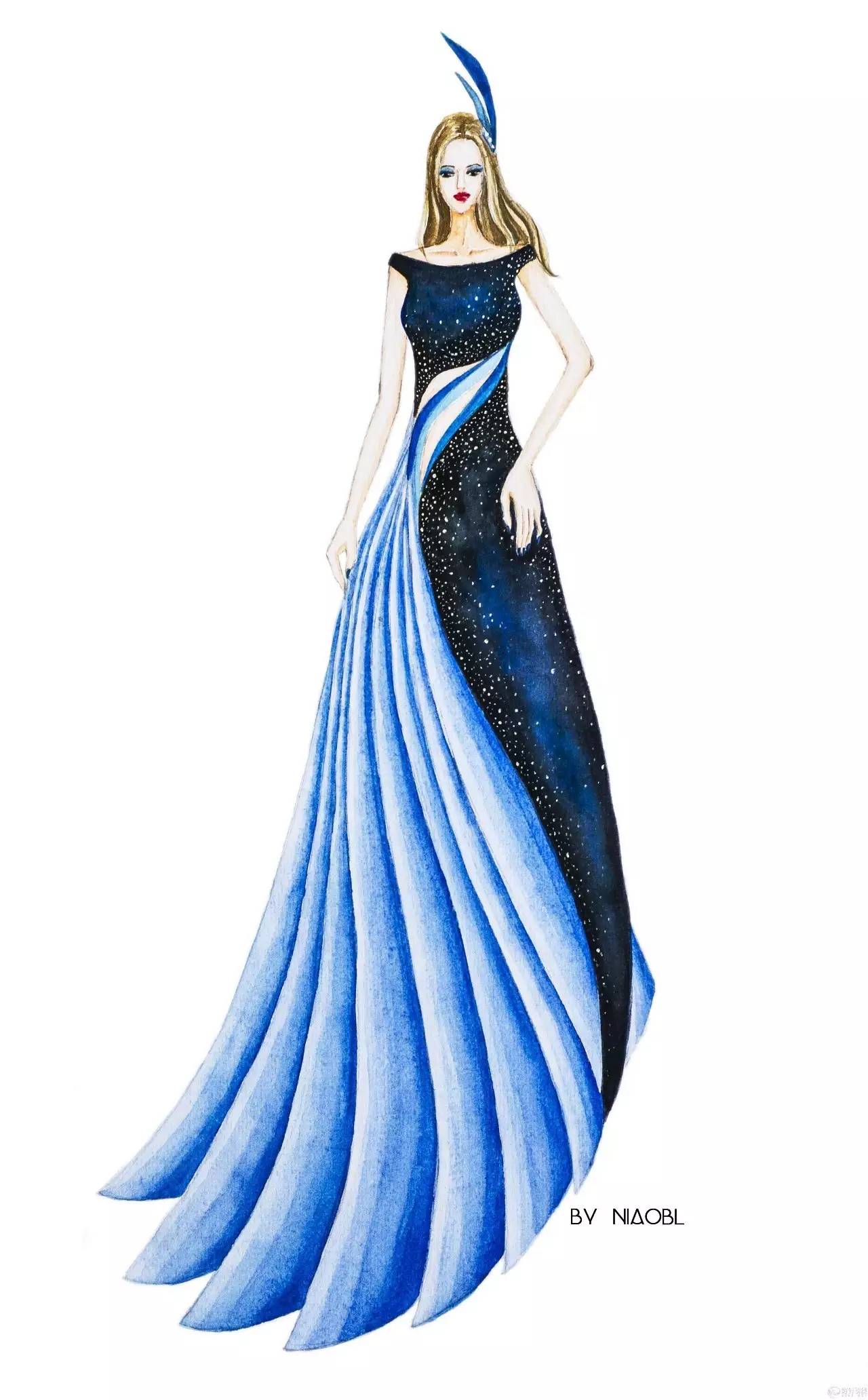 手绘简约风效果图,特别惊艳的手绘图成品