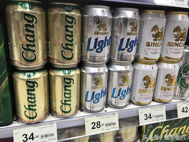 泰国常见的啤酒,正宗的泰国啤酒