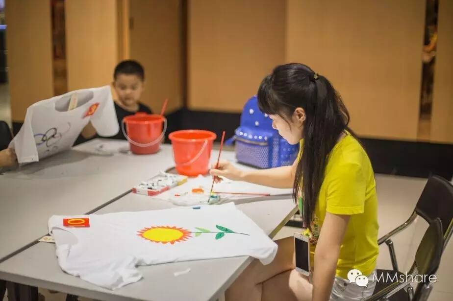 想象无限，创意T恤被宝贝儿们画成了“春田花花”