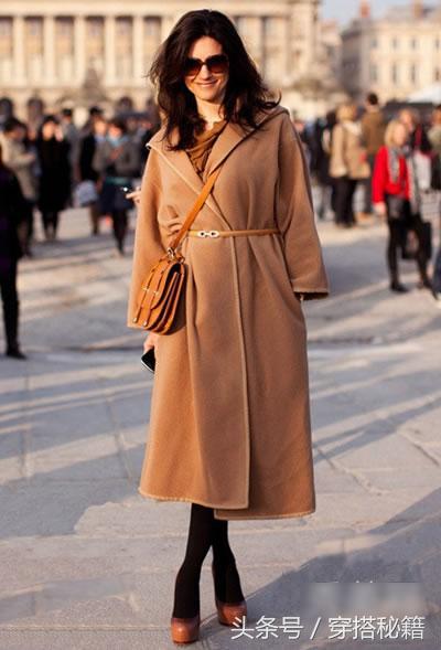 搭配TIPS：穿厚大衣还不想显臃肿？你需要这7个显瘦秘诀