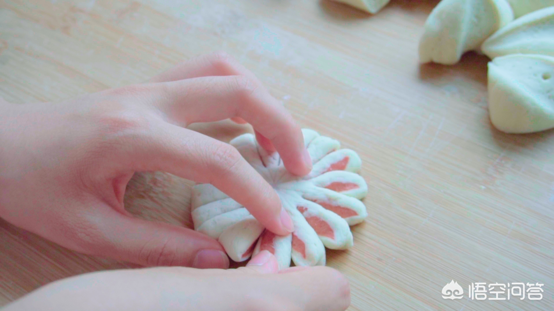 捏面食花的做法,捏面食的花样