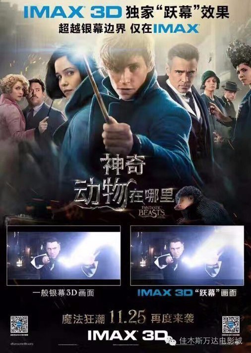 *今条头日**IMAX零点首映《神奇动物在哪里》带给我们的是跃幕
