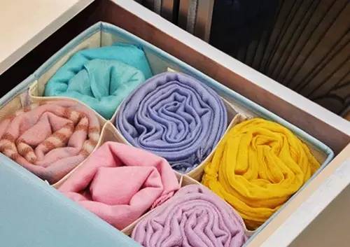 围巾这样系既有温度又有风度,冬天羊绒围巾的收纳方法