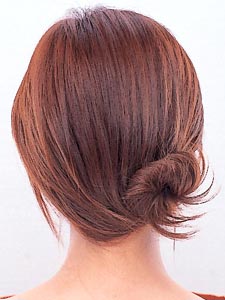 空姐盘头发的简单方法,短发盘头发的简单方法