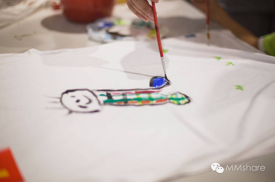 想象无限，创意T恤被宝贝儿们画成了“春田花花”