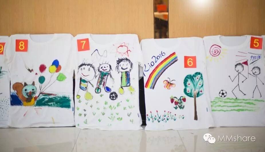 想象无限，创意T恤被宝贝儿们画成了“春田花花”