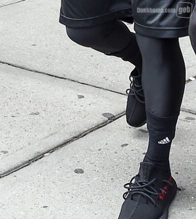 侃爷上脚yeezy450,侃爷上脚yeezy350搭配
