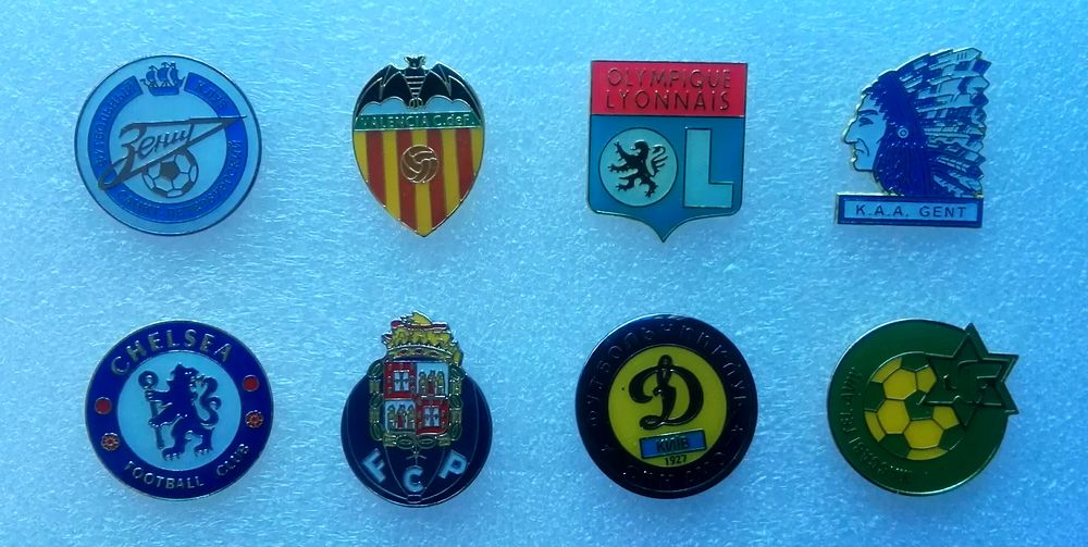 足球俱乐部徽章大全,徽章收藏有意义吗