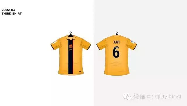 耐克巴萨2014,耐克球衣发展史