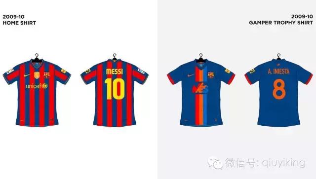 耐克巴萨2014,耐克球衣发展史