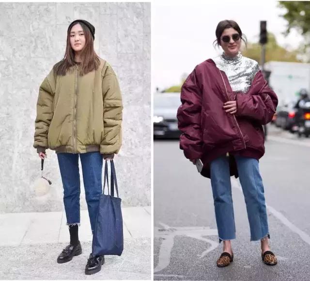 冬季绿夹克穿搭,绿色夹克秋冬穿搭