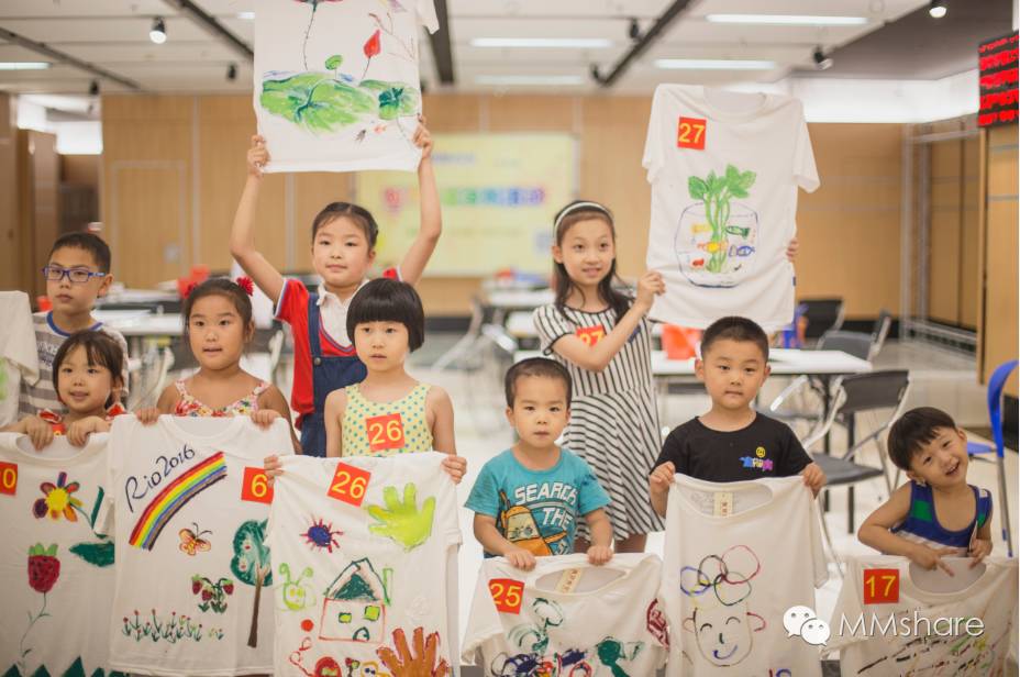 想象无限，创意T恤被宝贝儿们画成了“春田花花”