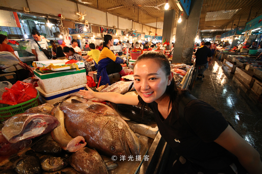 现在的三亚海鲜市场,海鲜市场发现什么东西