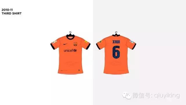 耐克巴萨2014,耐克球衣发展史