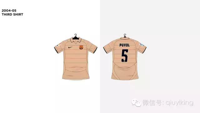 耐克巴萨2014,耐克球衣发展史