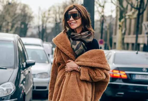 泰迪熊外套穿搭,超好看泰迪熊外套