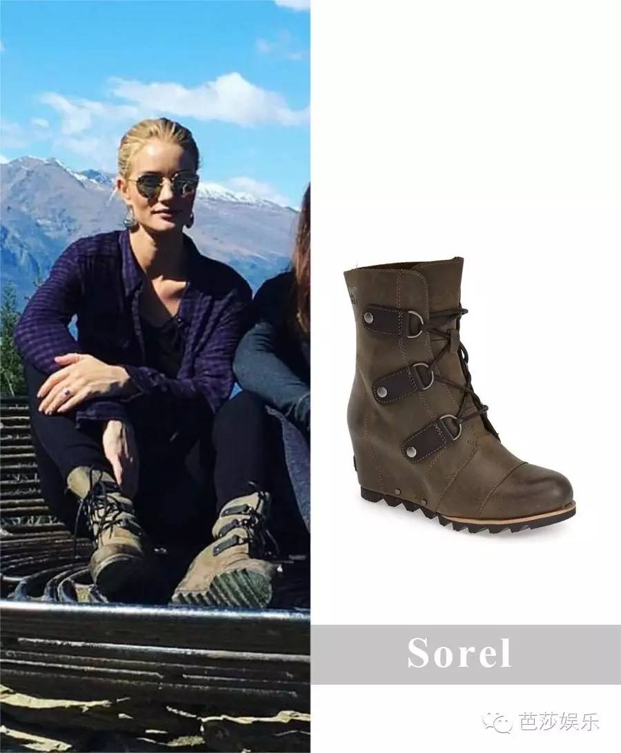 袁姗姗穿过膝长靴街拍,袁姗姗滑雪穿的浅粉色羽绒服