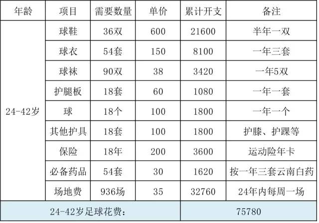 足球多少钱算好,足球一年花费多少