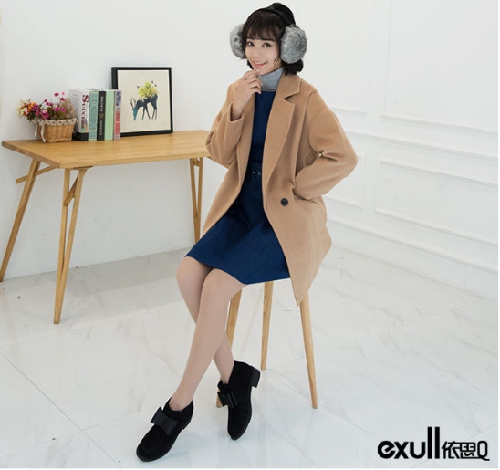 时髦冬季小黑鞋穿搭,时尚小黑鞋