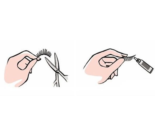 假睫毛放大眼睛教程,内双怎么贴假睫毛放大双眼