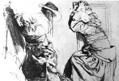 阿尔道夫门采尔素描作品赏析,阿尔道夫门采尔简介