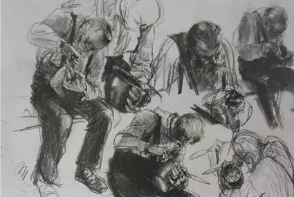 阿尔道夫门采尔素描作品赏析,阿尔道夫门采尔简介